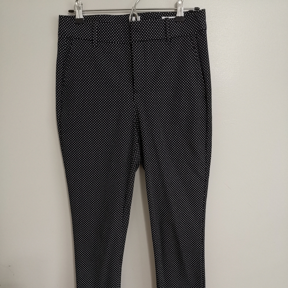 Polka Dot Skinny Ankle Pants
